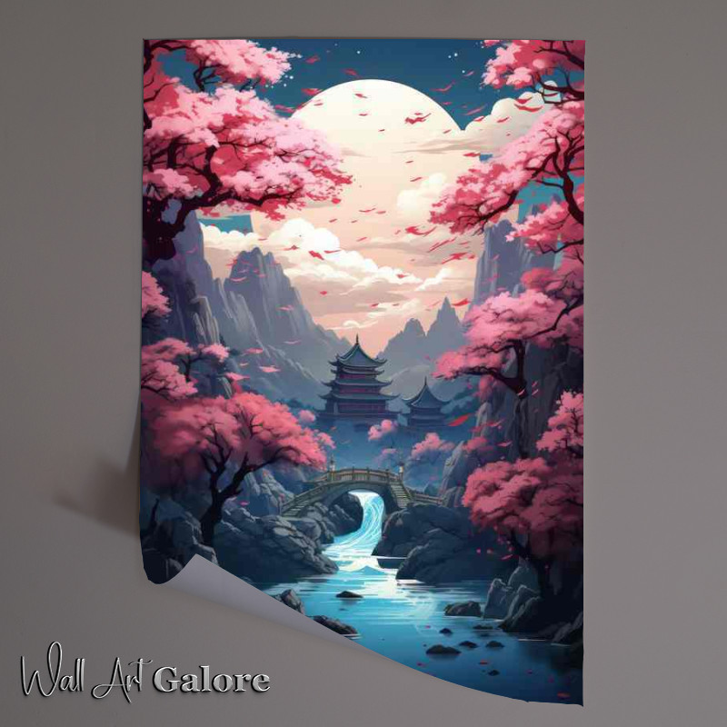 Buy Unframed Poster : (A Journey Through Japans Cherry Blossom Valleys)