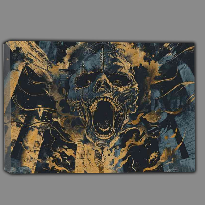 Buy Canvas : (Demon who is screaming in front of him)