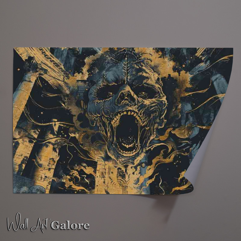 Buy Unframed Poster : (Demon who is screaming in front of him)