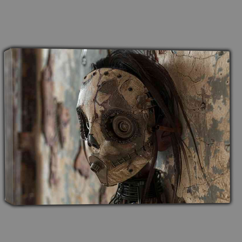 Buy Canvas : (The Masked doll back to the wall)