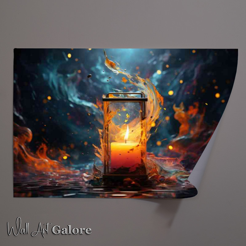 Buy Unframed Poster : (Candle burning so bright)