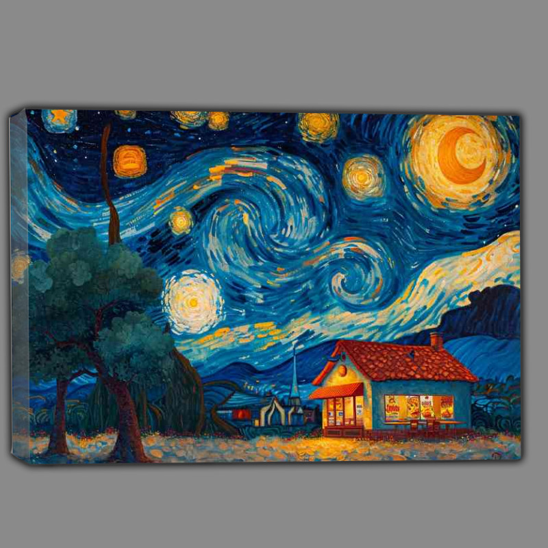 Buy Canvas : (Painting the farmhouse in the country)