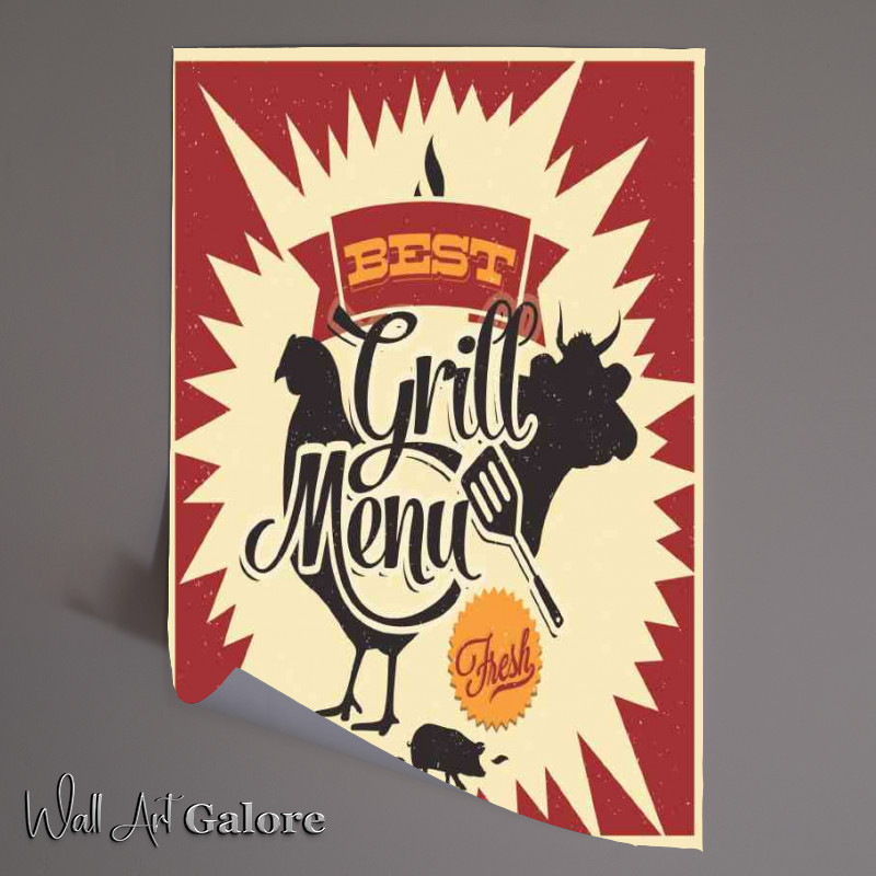 Buy Unframed Poster : (Best bbq around)