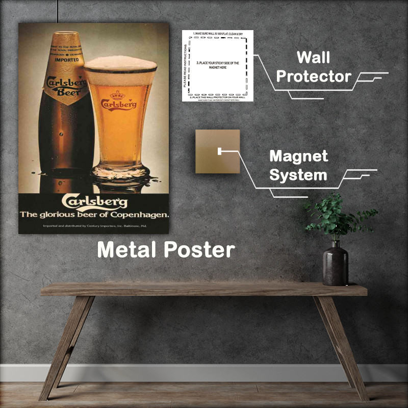 Buy Metal Poster : (Carlsberg probbly the best beer)