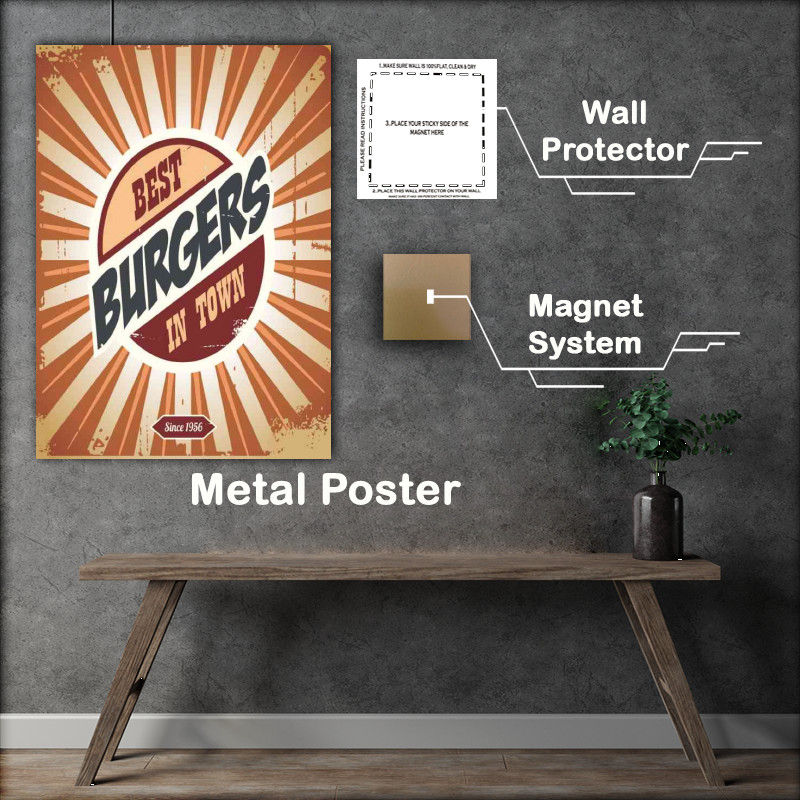 Buy Metal Poster : (Dont forget your burgers)