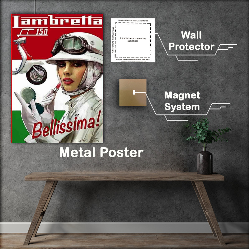 Buy Metal Poster : (Dont forget your lipstick)