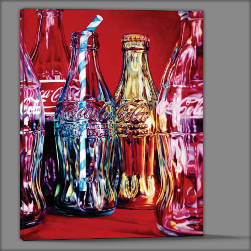 Buy Canvas : (Emptie glass bottles)