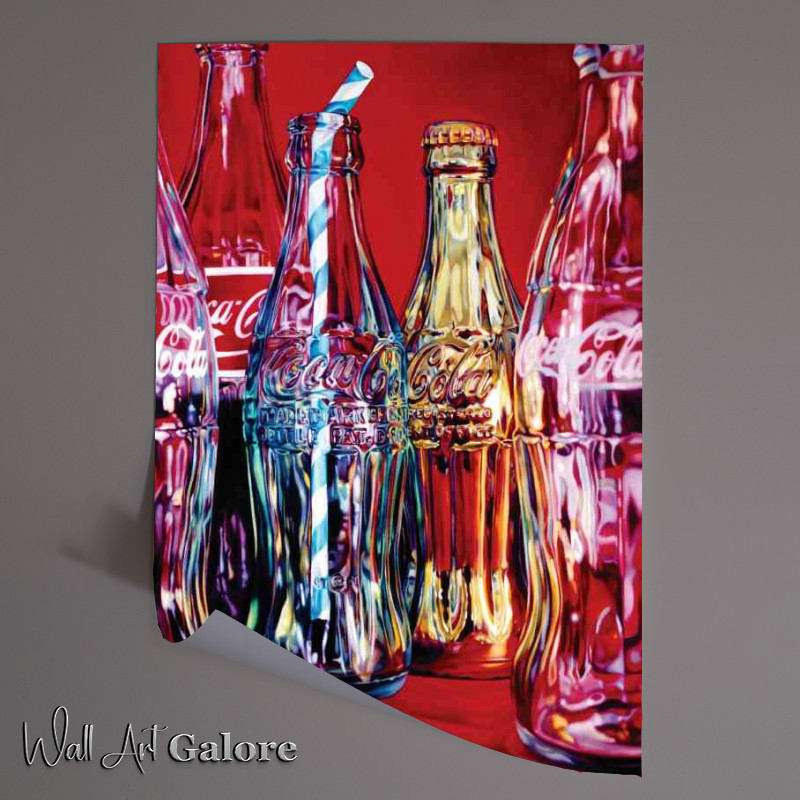 Buy Unframed Poster : (Emptie glass bottles)