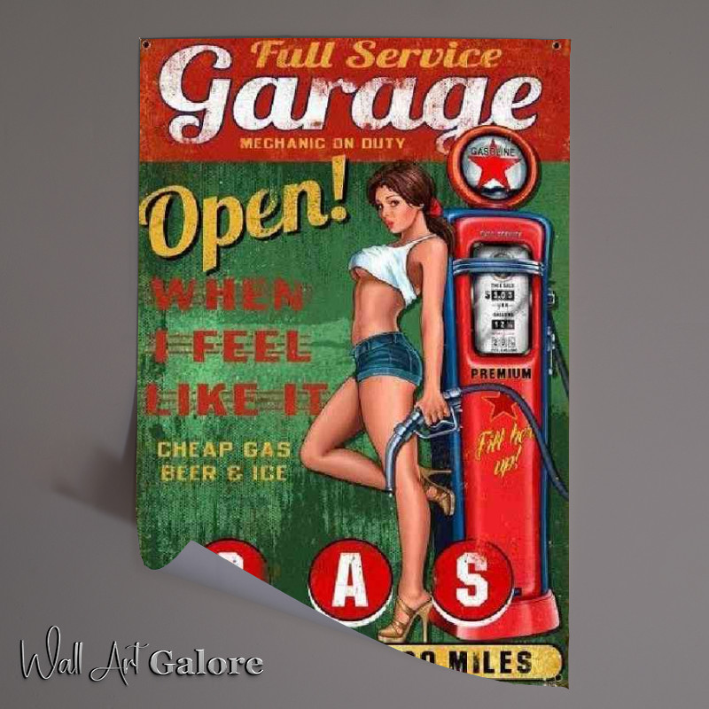 Buy Unframed Poster : (Full service garage)