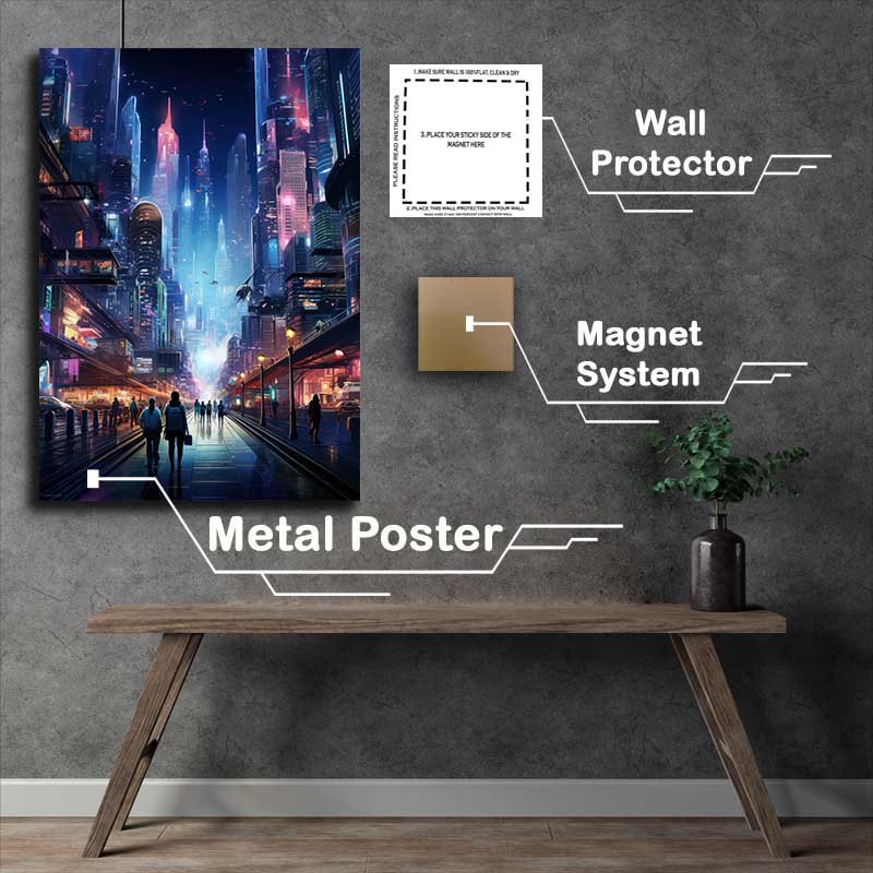 Buy Metal Poster : (Ghost in the Mainframe)