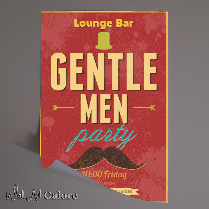 Buy Unframed Poster : (Gentle mens bar)