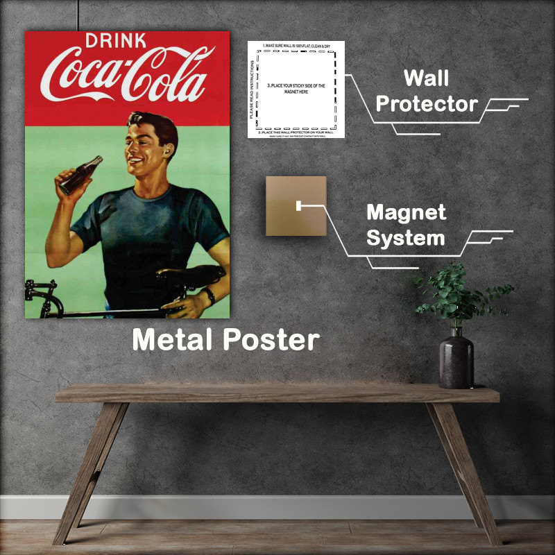 Buy Metal Poster : (Just aclod cola)