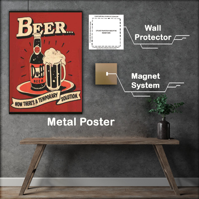Buy Metal Poster : (Just beer)