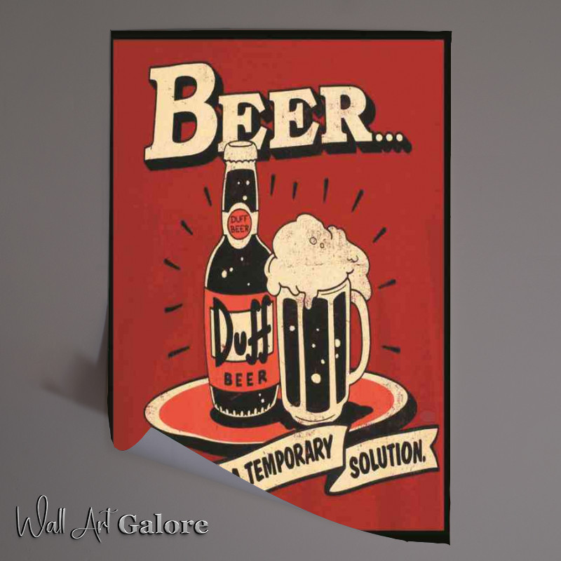 Buy Unframed Poster : (Just beer)