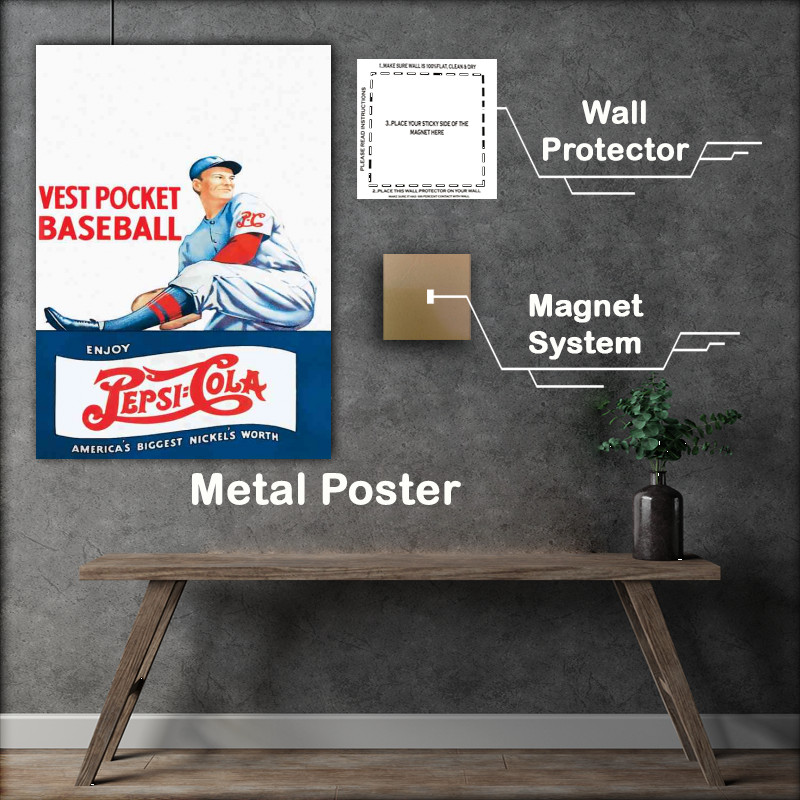 Buy Metal Poster : (Pepsi a chillin drink)