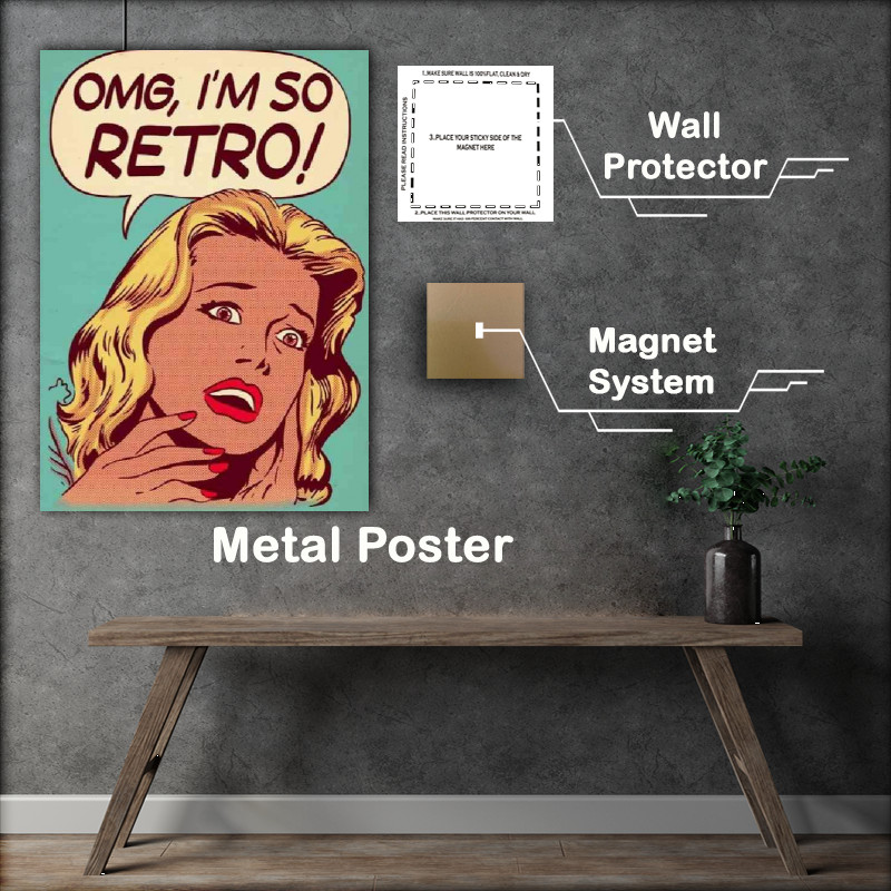 Buy Metal Poster : (Pop Art retro)