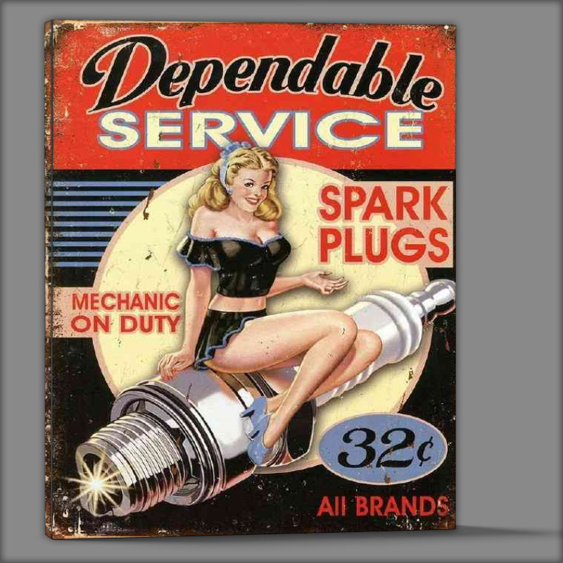 Buy Canvas : (Service your spark plugs)