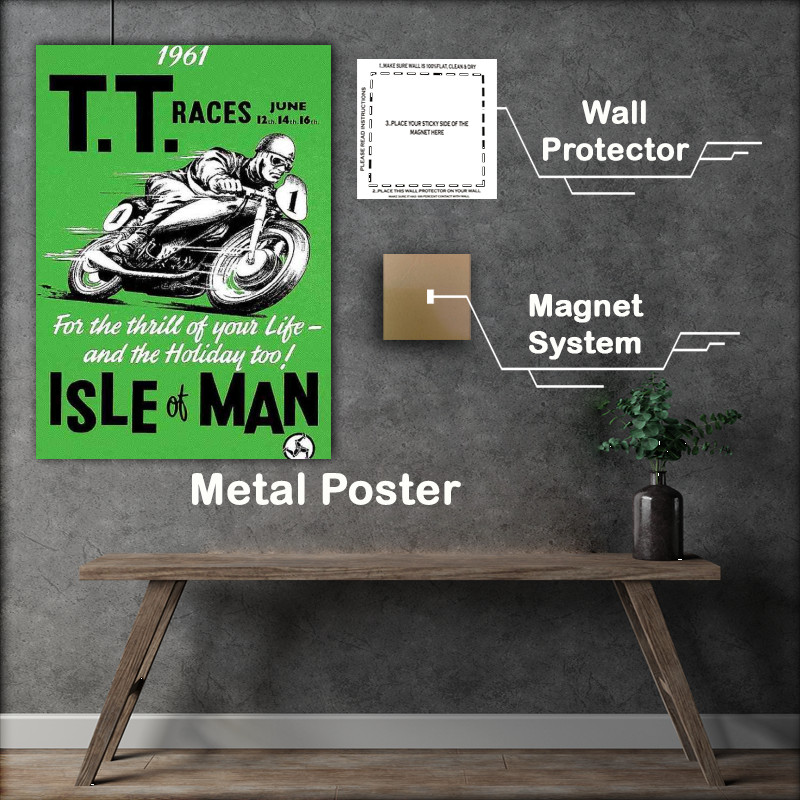 Buy Metal Poster : (TT races ilse of man)