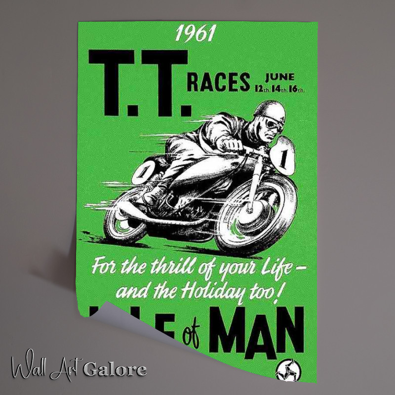 Buy Unframed Poster : (TT races ilse of man)
