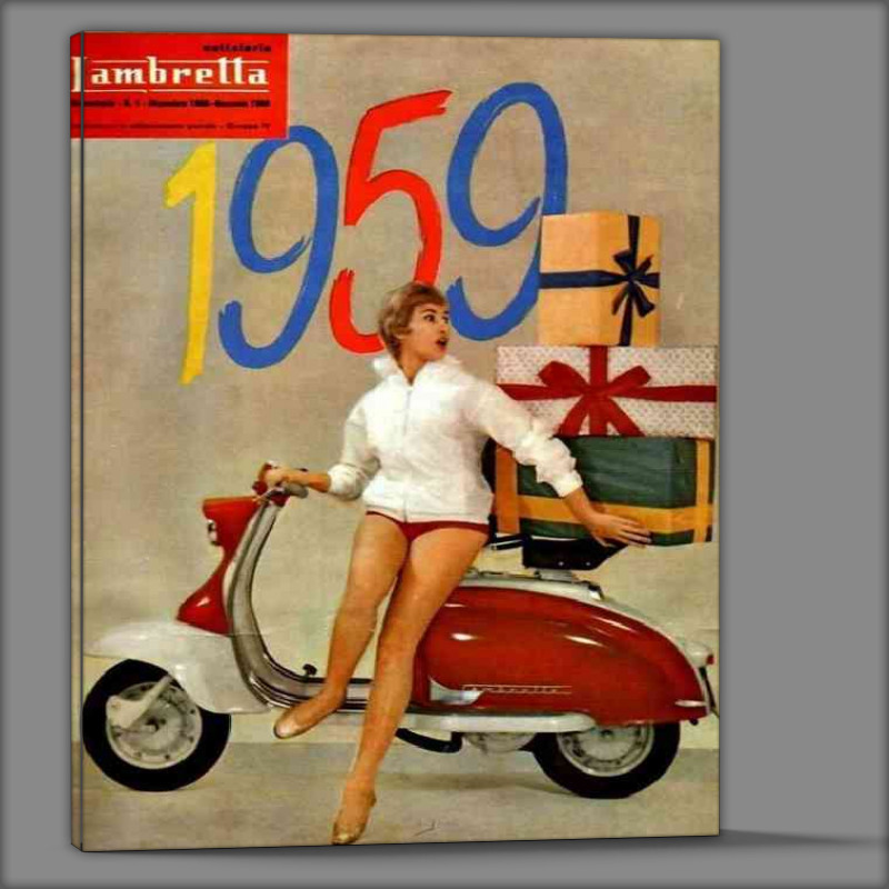 Buy Canvas : (The little red scooter)
