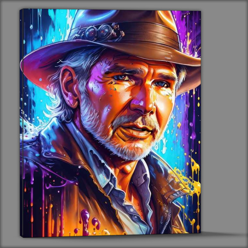 Buy Canvas : (Harrison ford splash art)