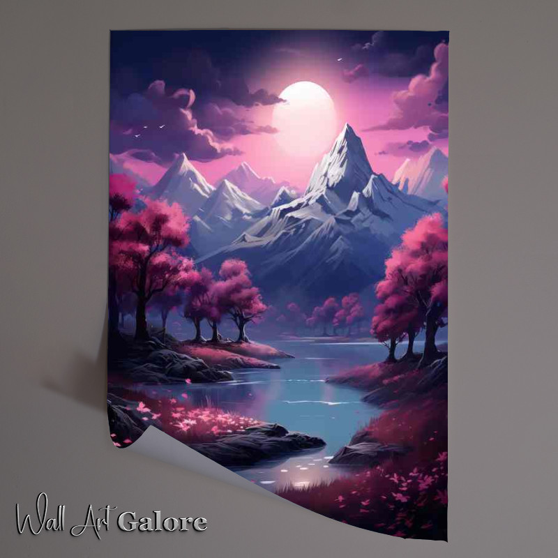 Buy Unframed Poster : (Cherry Blossom Chronicles Mountains and Streams of Japan)