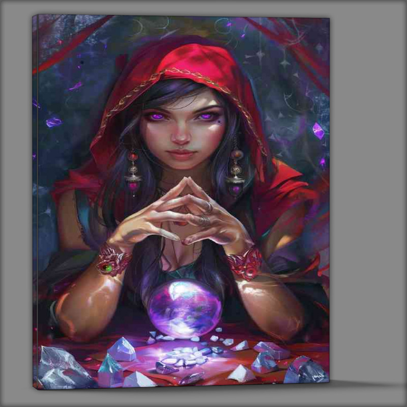 Buy Canvas : (Beautiful fortune teller)