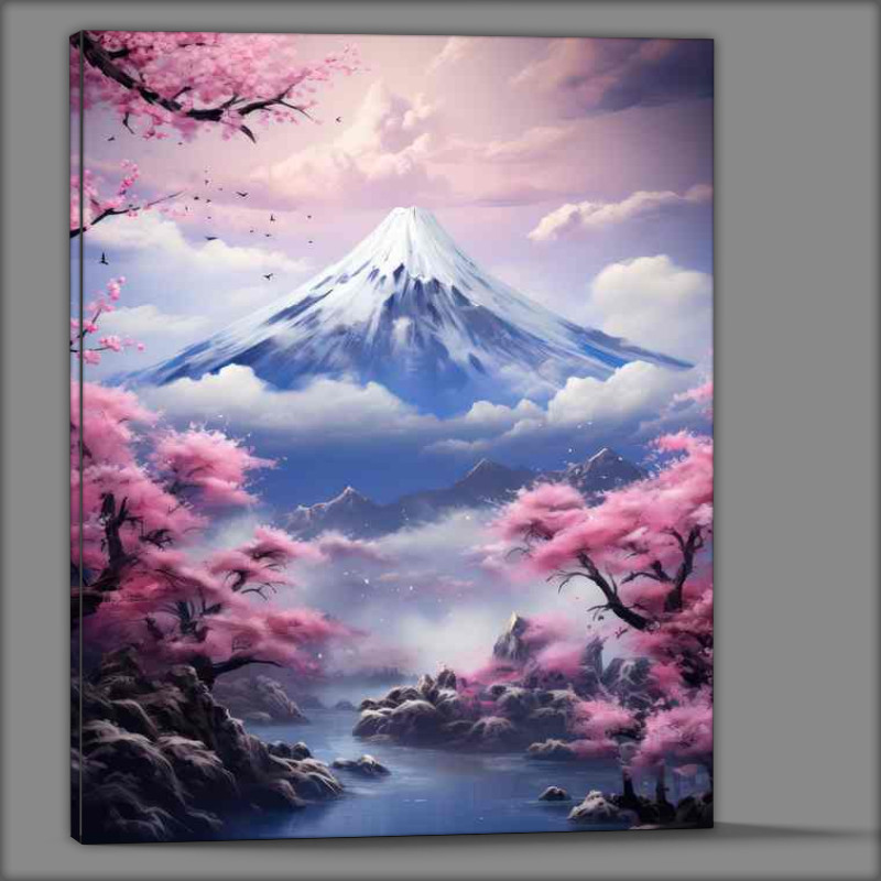 Buy Canvas : (Discover the Blossoming Peaks of Japan)