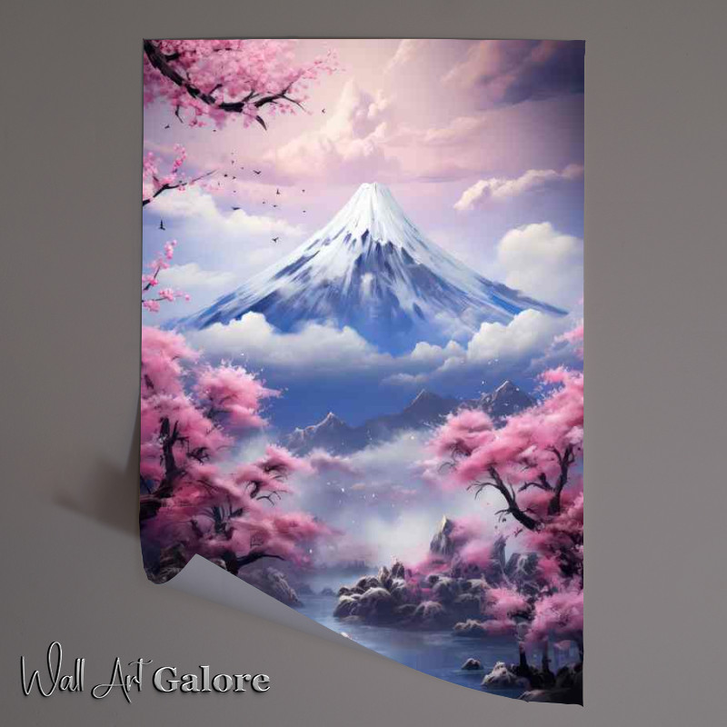 Buy Unframed Poster : (Discover the Blossoming Peaks of Japan)