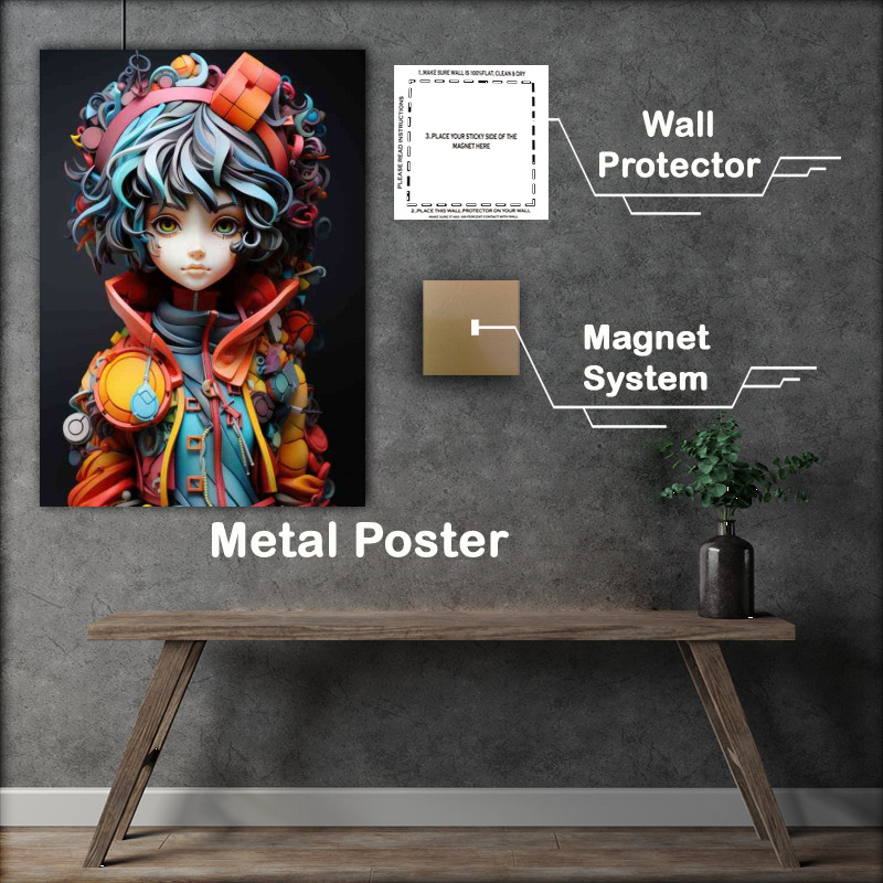Buy Metal Poster : (Analyzing Quirks and Heroism)