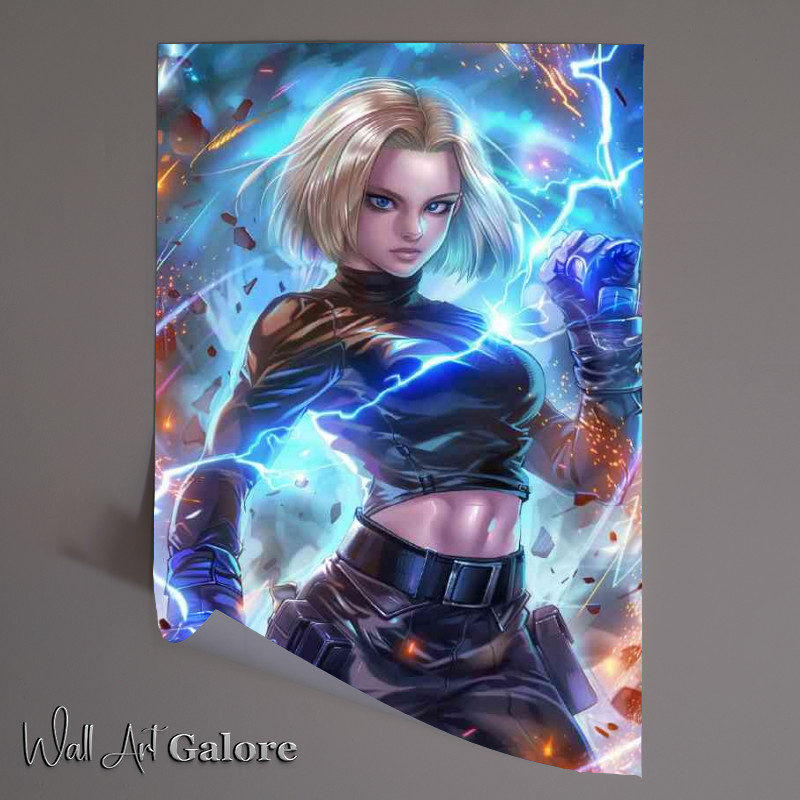 Buy Unframed Poster : (Android no18 a character)