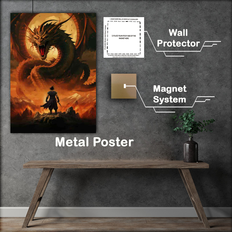 Buy Metal Poster : (Anime movie style poster)