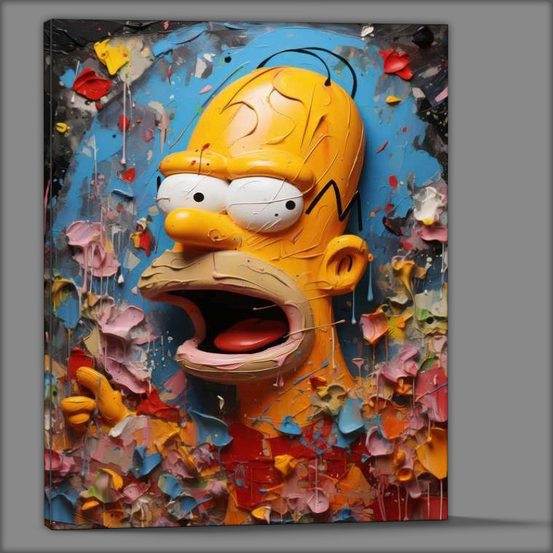 Buy Canvas : (Homer style Very colourful)