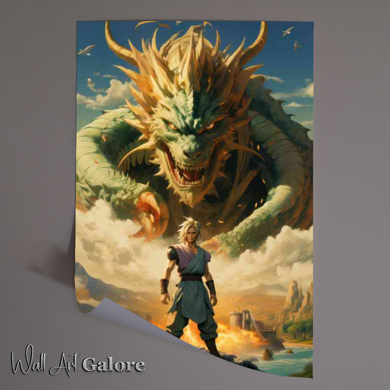 Buy Unframed Poster : (Dragon Ball ready to fight the beast)