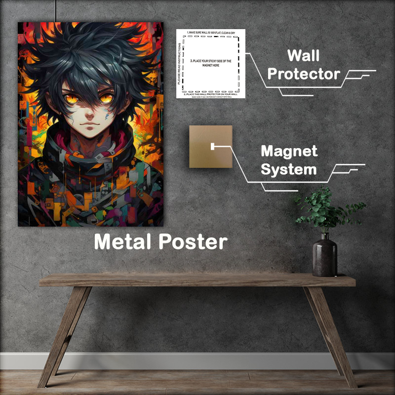Buy Metal Poster : (Exploring the Diverse Worlds anime)