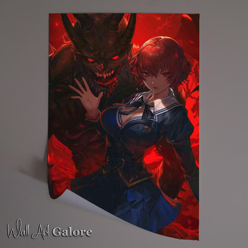Buy Unframed Poster : (Female teacher with short red hair)