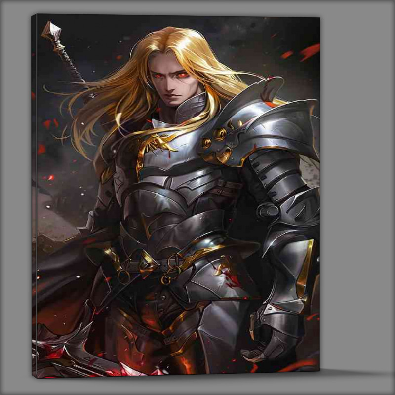 Buy Canvas : (Fullmetal alchemist anime style with crystal arm)