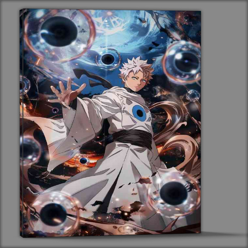Buy Canvas : (Gimhamo anime wearing a white robe)