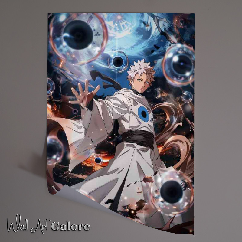 Buy Unframed Poster : (Gimhamo anime wearing a white robe)