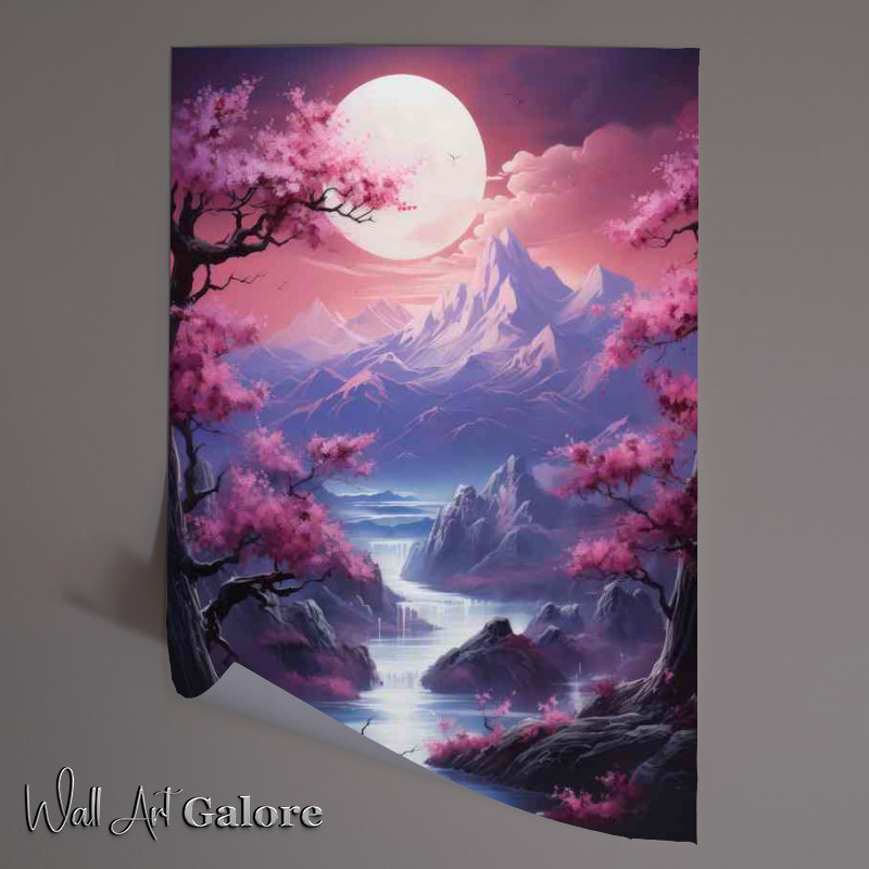 Buy Unframed Poster : (Hanami Heaven Mountains Waters and Blossoms)