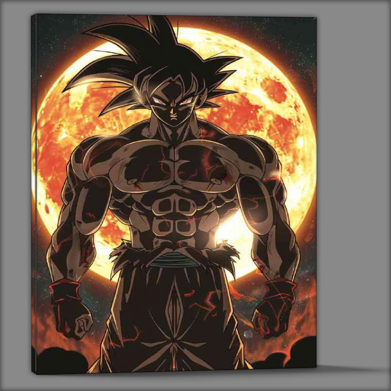 Buy Canvas : (Goku red eyes and dark hair)