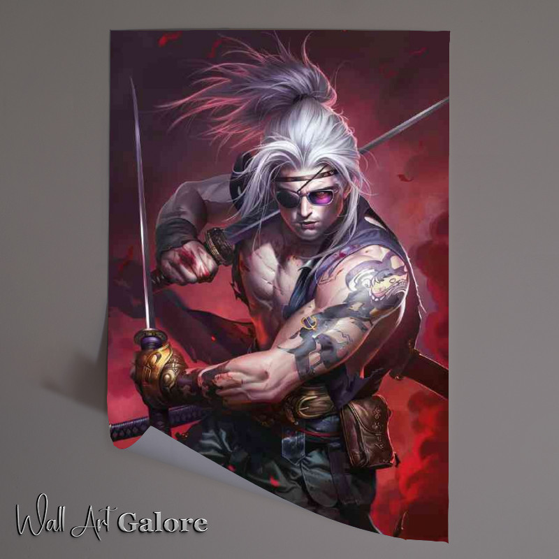 Buy Unframed Poster : (Handsome man with silver hair)