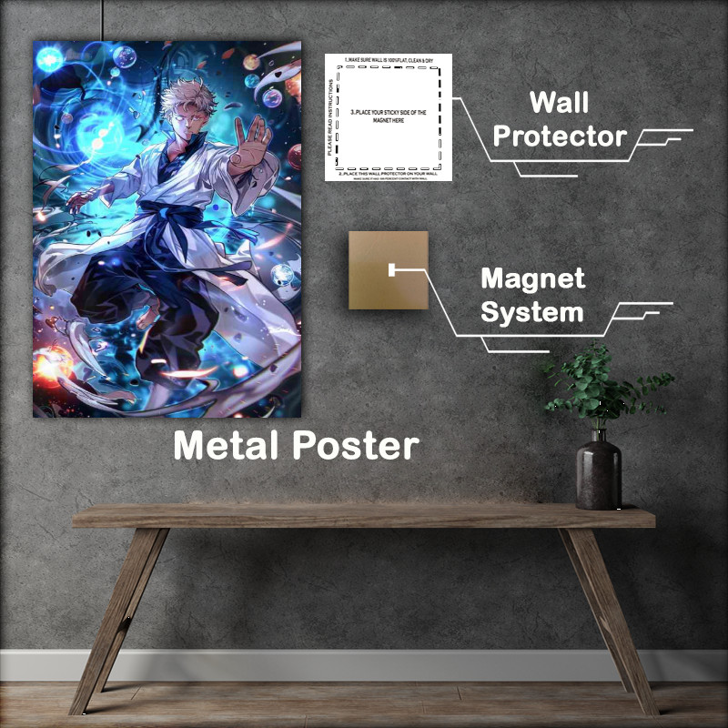 Buy Metal Poster : (Kasara Kato anime in battle mode)