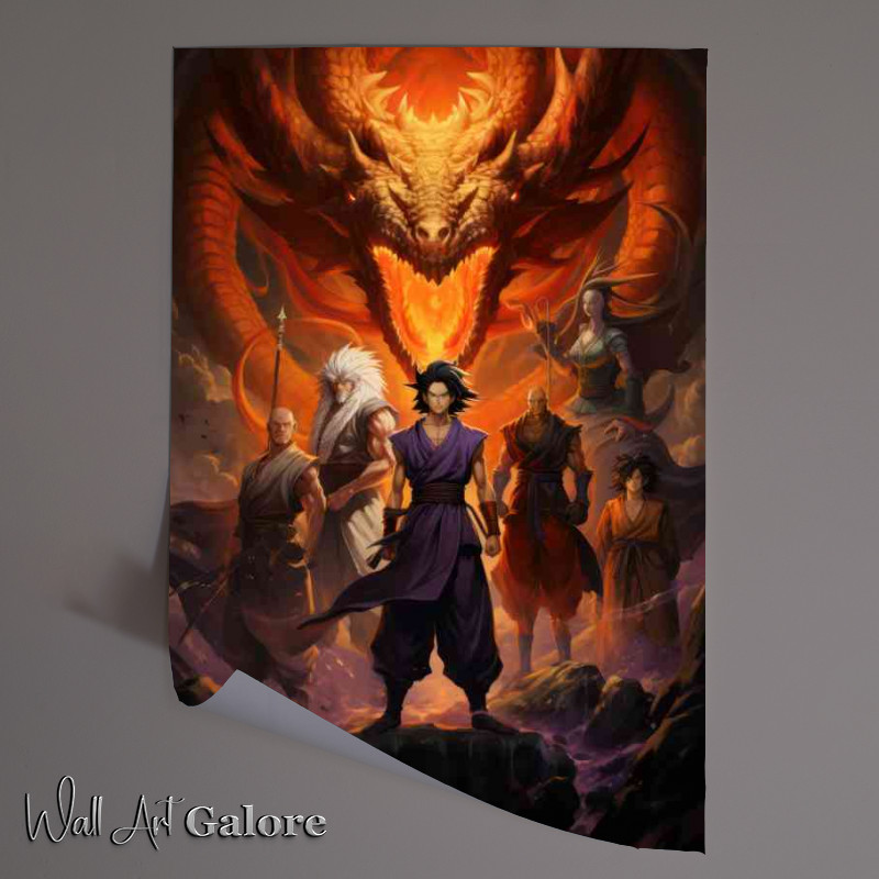 Buy Unframed Poster : (Movie style poster anime characters)