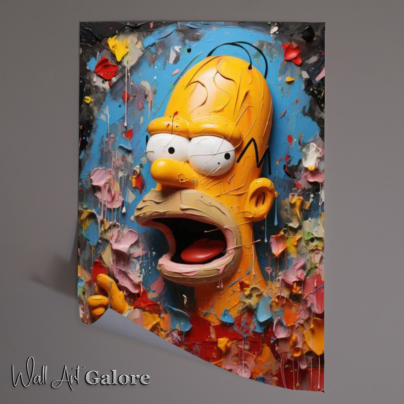 Buy Unframed Poster : (Homer style Very colourful)
