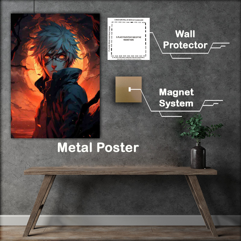 Buy Metal Poster : (Naruto dark side manga anime)