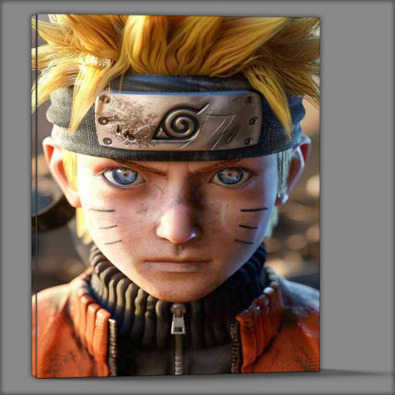 Buy Canvas : (Naruto full face shot anime style)
