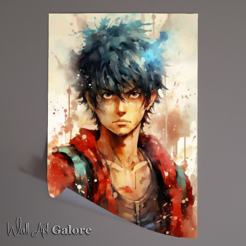 Buy Unframed Poster : (Poster one piece watercolour style)