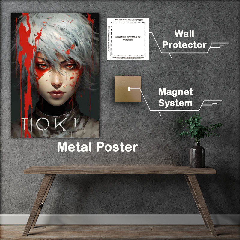 Buy Metal Poster : (Shoku ghoul anime poster style)