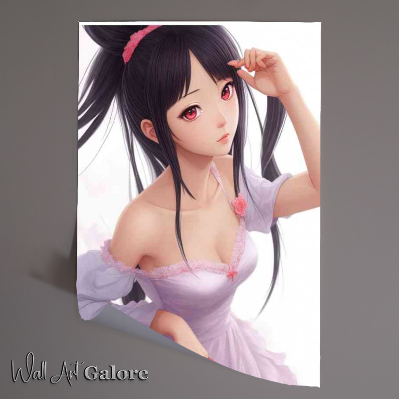 Buy Unframed Poster : (Yoruichi Shihoin dressed in pink)